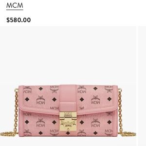 Tracy Chain Wallet in Visetos MCM {NEW}